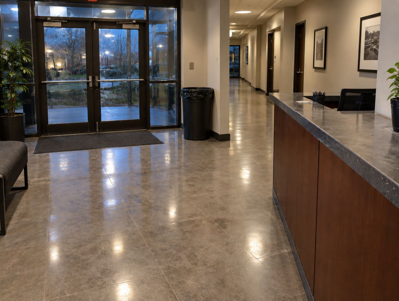 Commercial cleaning, after